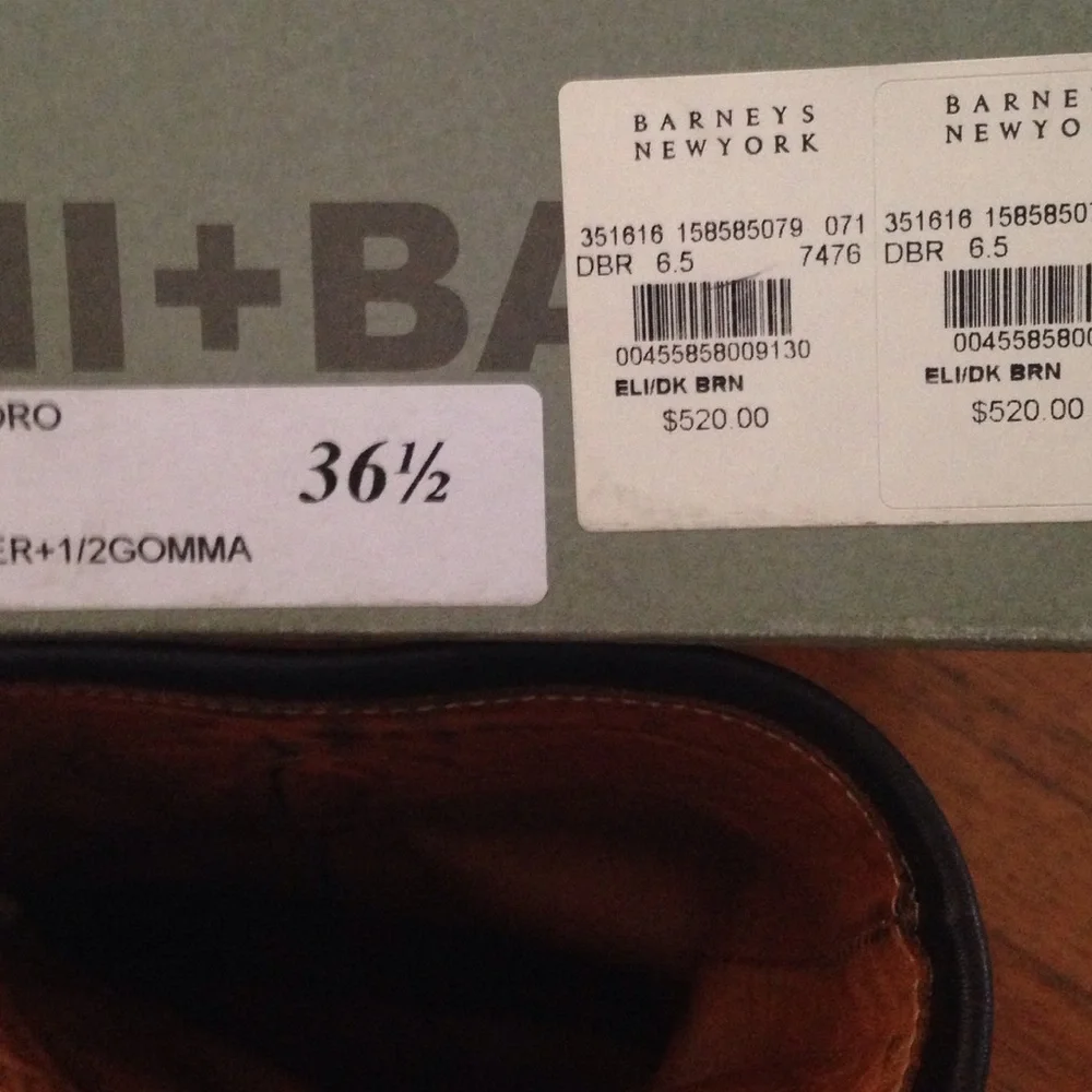 Fiorentini + Baker Black Leather Boots - Picture 4 of 4